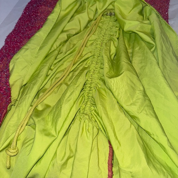 Vintage Je Matadi by Sean Mehta Silk Fully Beaded Gown Halter Maxi Size Medium - Picture 12 of 13